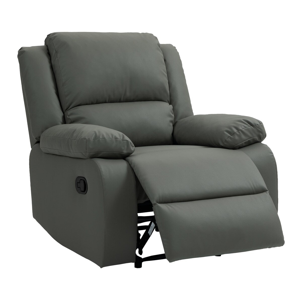 2 Set Imitation Leather Recliner Chairs Lounge Sofa