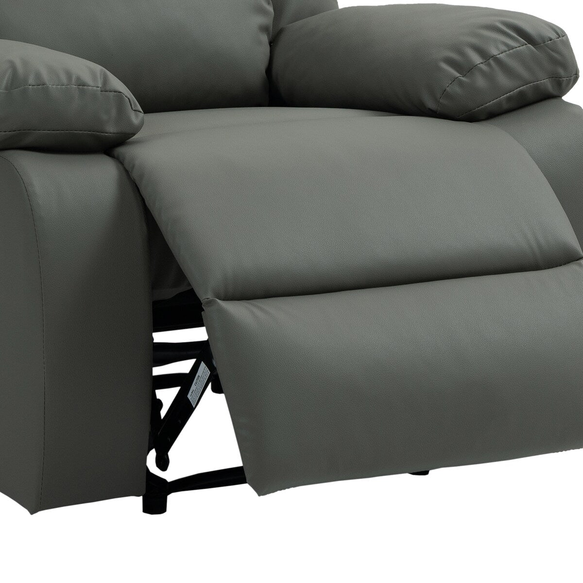 2 Set Imitation Leather Recliner Chairs Lounge Sofa
