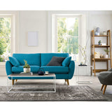 2' x 7' Grey Polypropylene Area Rug - 2' x 6' Runner