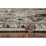 2' x 7' Grey Polypropylene Area Rug - 2' x 6' Runner