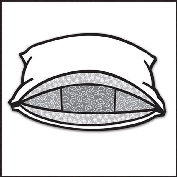Famous Maker Premium Microfeather Triple Chamber Pillows (Set of 4)