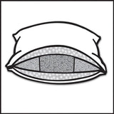Famous Maker Premium Microfeather Triple Chamber Pillows (Set of 4)