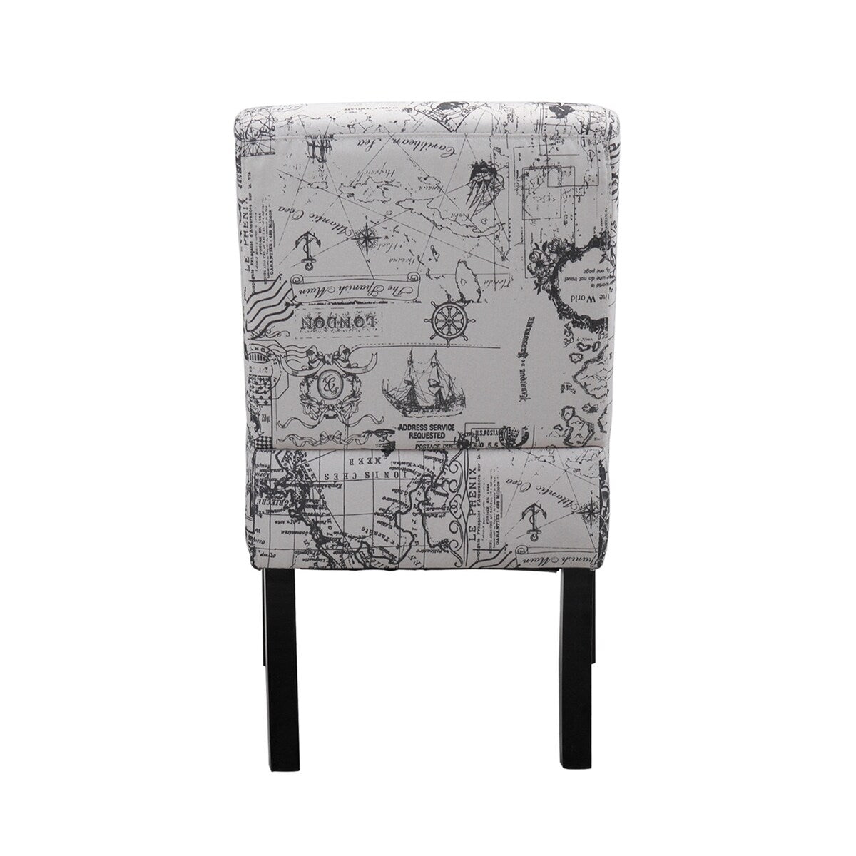 2pcs Accent Chair Armless Chair Dining Chair Fabric Living Room Chairs