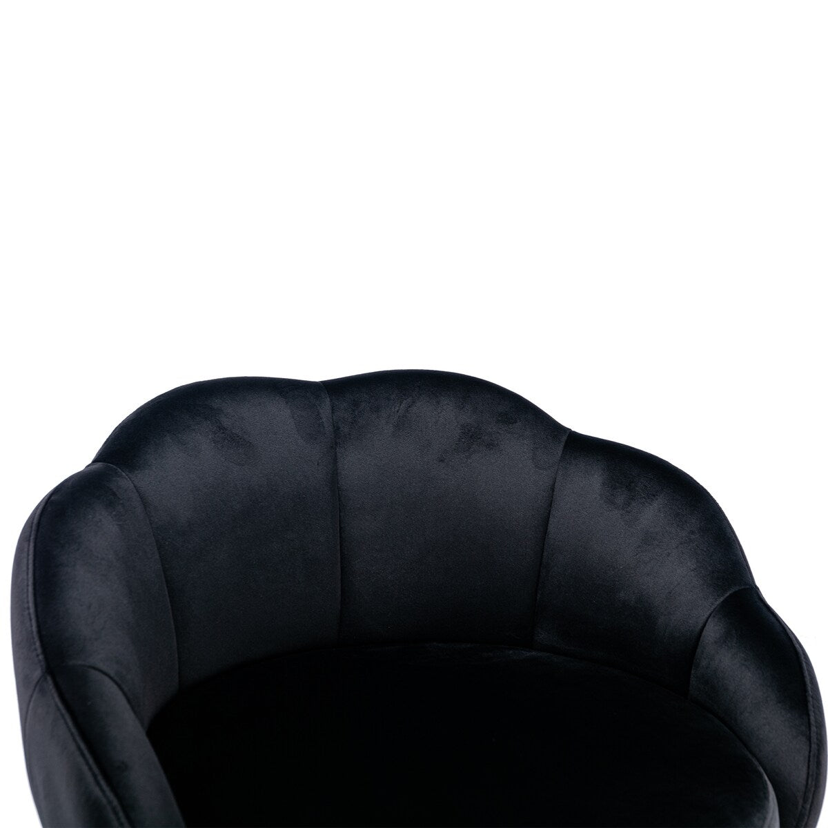 2pcs Velvet Upholstery Bar Stools with Back and Footrest