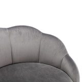 2pcs Velvet Upholstery Bar Stools with Back and Footrest