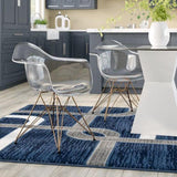 Set of 2 Clear Modern Designer Acrylic Plastic Chair With Arms Armchairs Dining Silver Solid Chrome Office