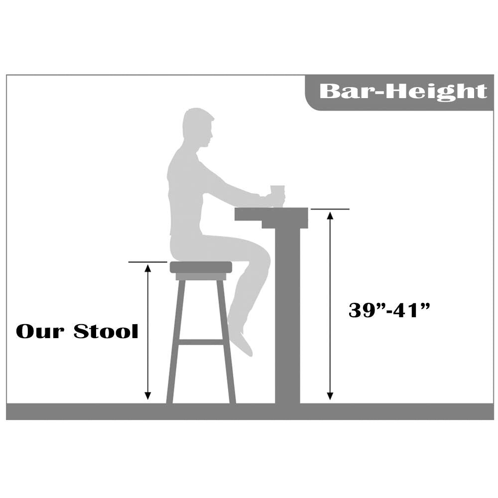 Set of 4 25" Seat Bar Stool Counter Height With Backs Plastic High Chairs Dining Molded Kitchen Transparent