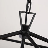 17 Iinches Wide Double Cage Lantern Pendant Lamp 3-Light Stairway Entry Chandelier Ceiling Light