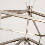 17 Iinches Wide Double Cage Lantern Pendant Lamp 3-Light Stairway Entry Chandelier Ceiling Light