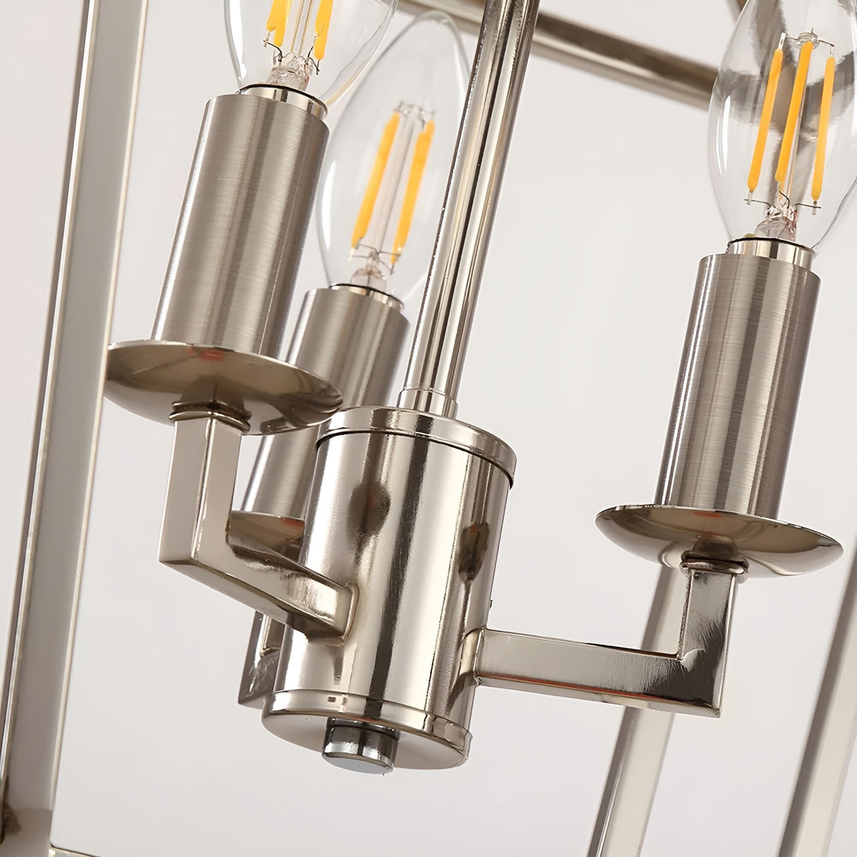 17 Iinches Wide Double Cage Lantern Pendant Lamp 3-Light Stairway Entry Chandelier Ceiling Light