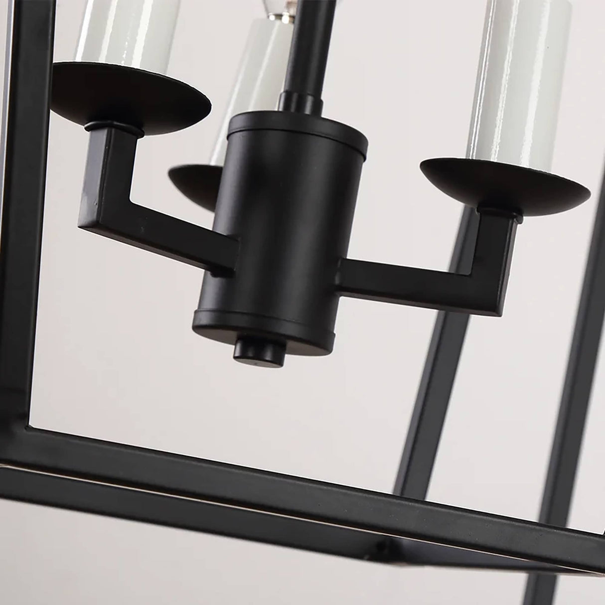 17 Iinches Wide Double Cage Lantern Pendant Lamp 3-Light Stairway Entry Chandelier Ceiling Light