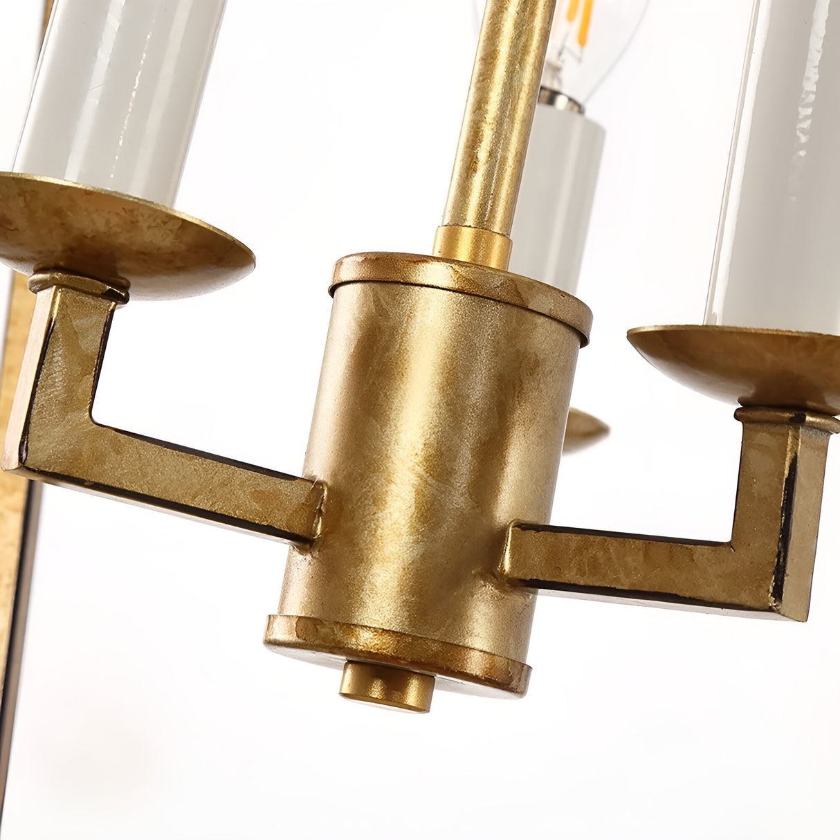 17 Iinches Wide Double Cage Lantern Pendant Lamp 3-Light Stairway Entry Chandelier Ceiling Light