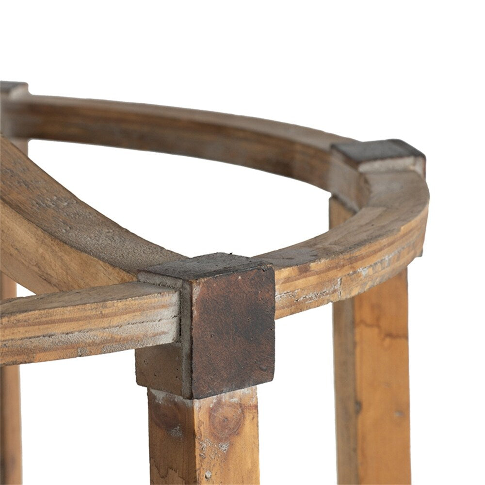 3 - Light Wood Drum Chandelier with Adjustable Chain (No Bulb) - N/A