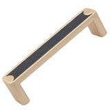 3-3/4 in. Center Embossed Leather Strip Pulls(Pack of 10)