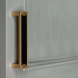 3-3/4 in. Center Embossed Leather Strip Pulls(Pack of 10)