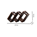 3 Bottles Solid wood Home Living room Wine Rack