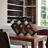 3 Bottles Solid wood Home Living room Wine Rack