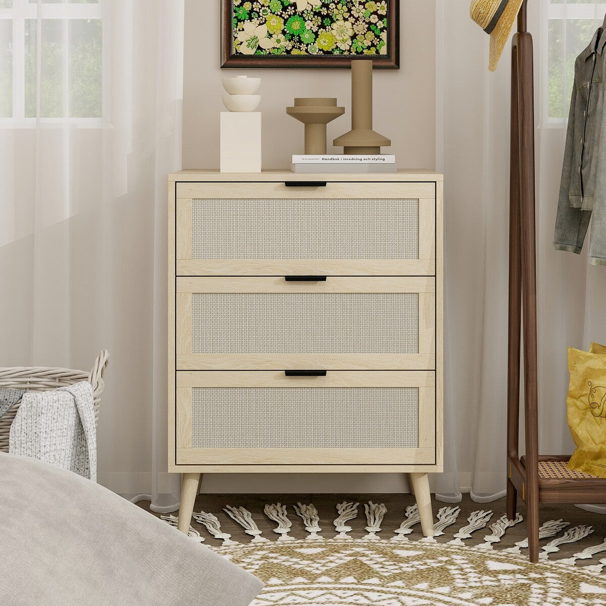 3 Drawer Cabinet, Suitable for Bedroom, Living Room