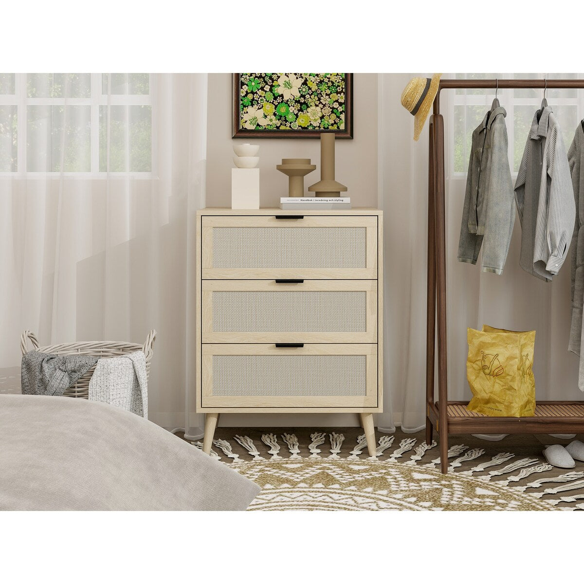3 Drawer Cabinet, Suitable for Bedroom, Living Room
