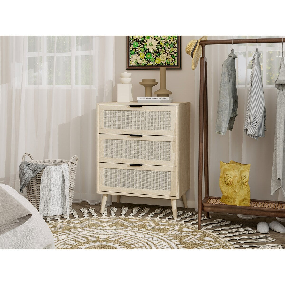 3 Drawer Cabinet, Suitable for Bedroom, Living Room