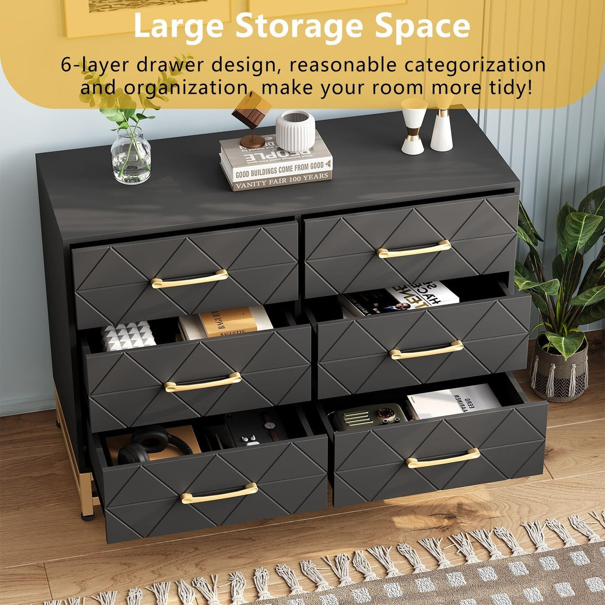 3 Drawer Dresser for Bedroom