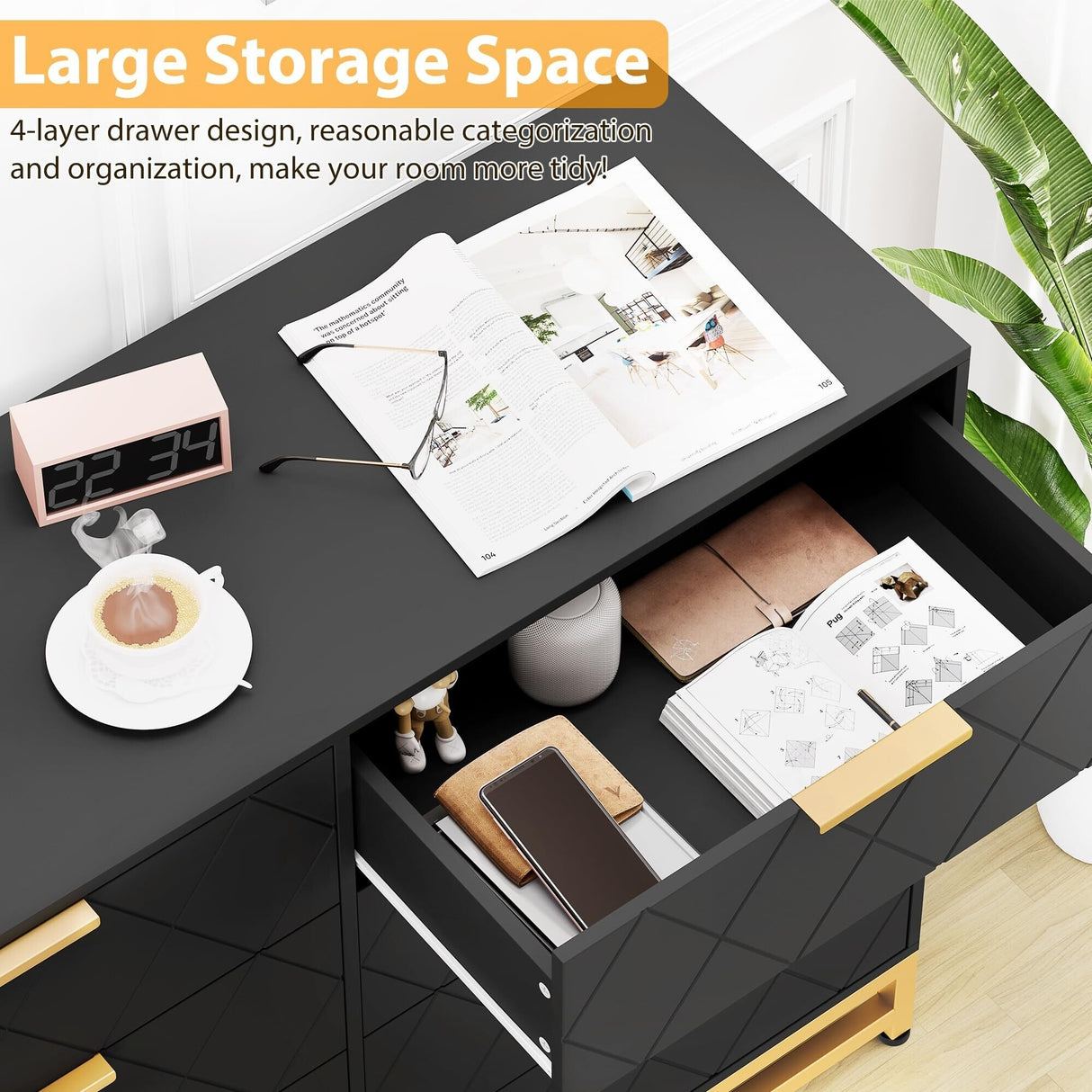3 Drawer Dresser for Bedroom