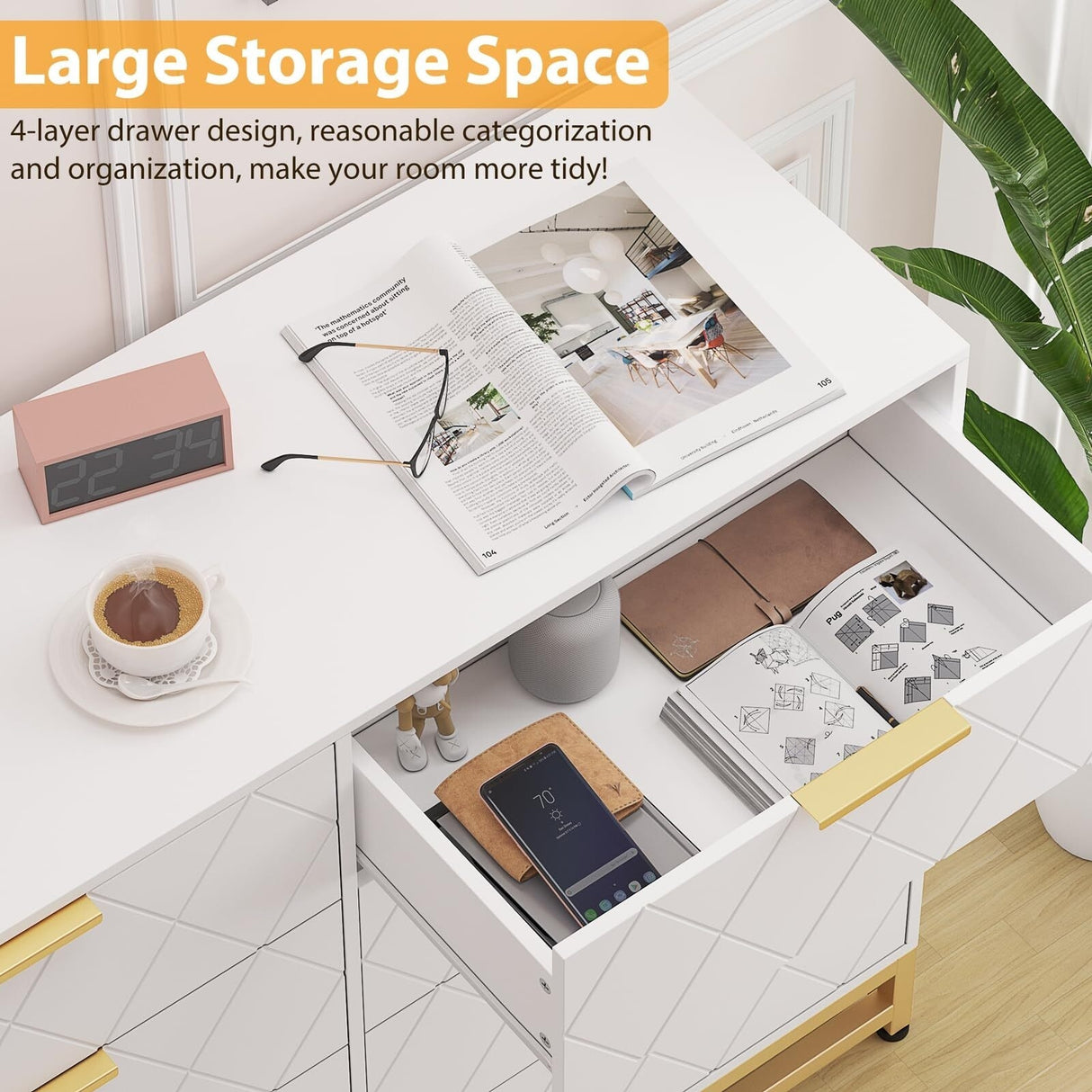 3 Drawer Dresser for Bedroom