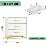 3 Drawer Dresser for Bedroom
