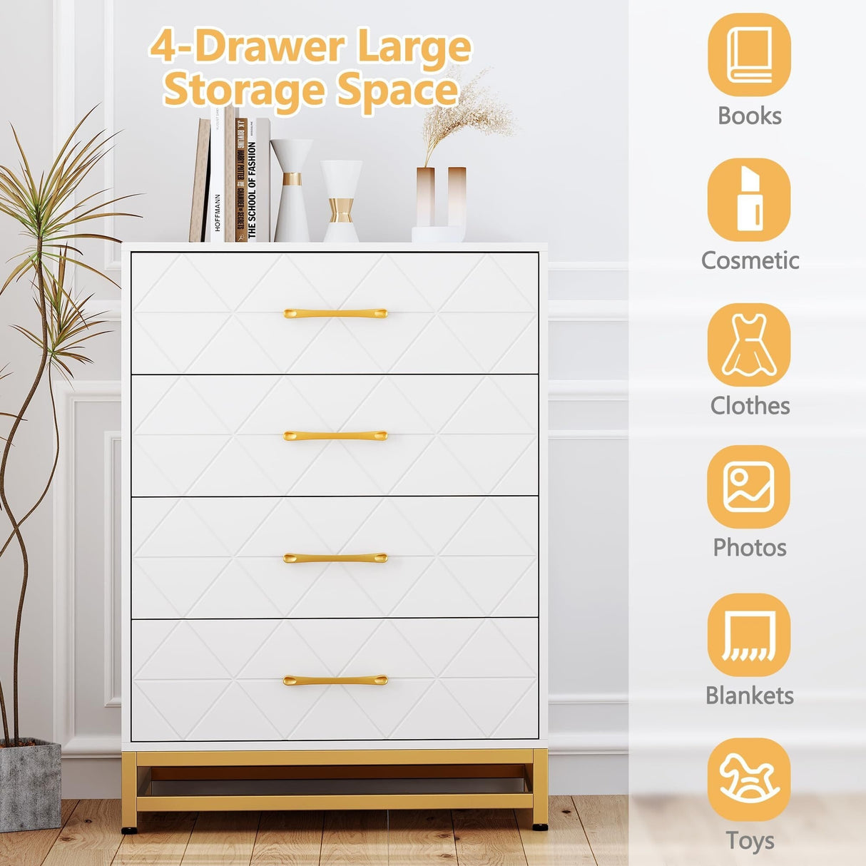 3 Drawer Dresser for Bedroom
