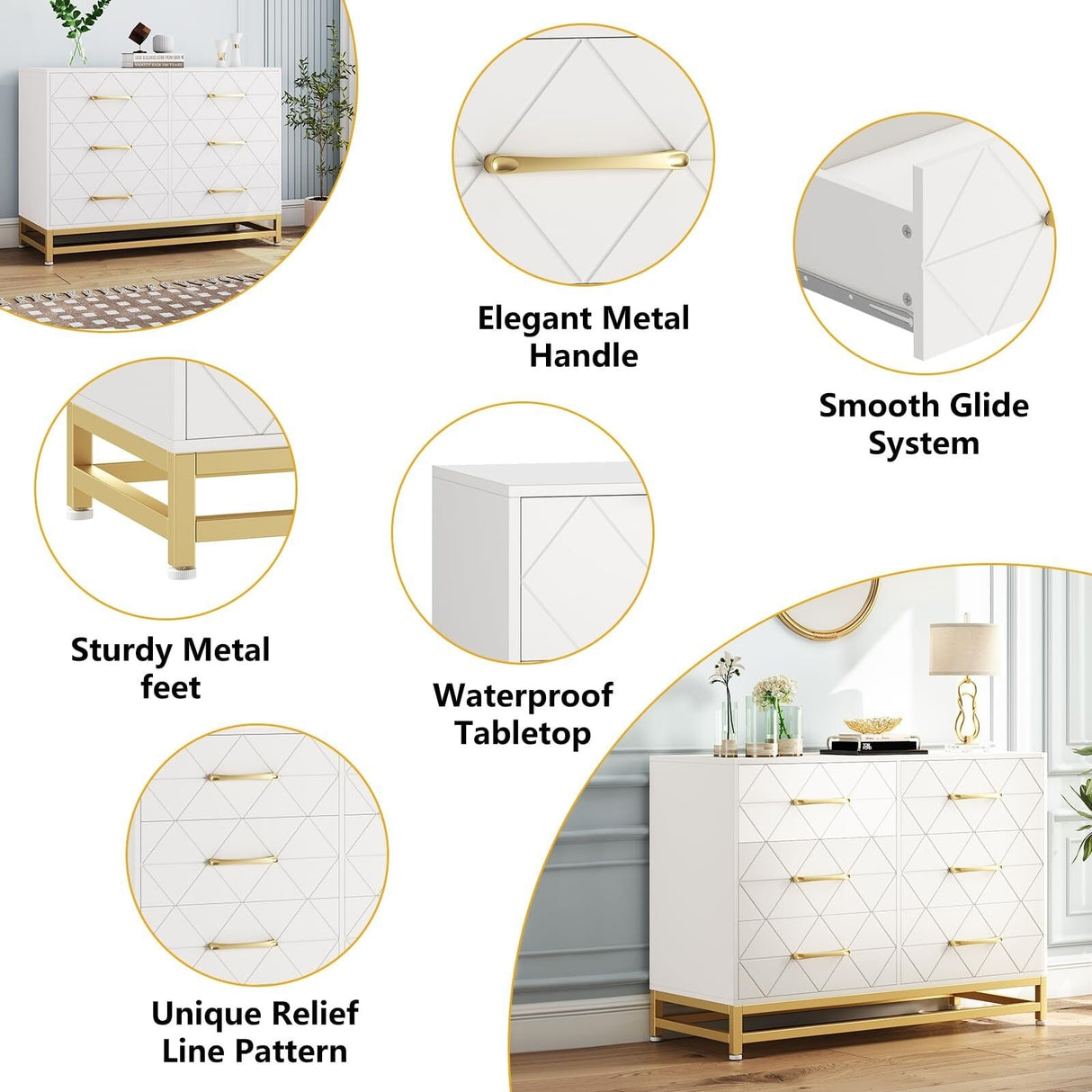 3 Drawer Dresser for Bedroom