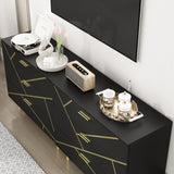 3 Drawer Dresser,Black Dresser for Bedroom, Wood Chest of Drawers