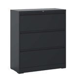 3 Drawer Metal Filing Cabinet with Lock, Legal/Letter/A4/F4 Size