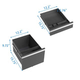 3 Drawer Mobile File Cabinet with Lock Metal Filing Cabinets for Home Office Organizer Letters/Legal/A4 Fully Assembled