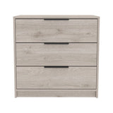 3 Drawers Dresser Maryland, Superior Top, Light Gray Finish