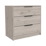 3 Drawers Dresser Maryland, Superior Top, Light Gray Finish