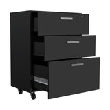 3 Drawers Storage Cabinet with Casters Lions Office