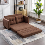 3 Fold Sofa Morden Adjustable Futon Couch Velvet Sofa, Accent sofa, Loveseat Sofa