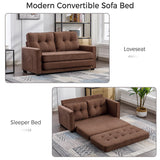 3 Fold Sofa Morden Adjustable Futon Couch Velvet Sofa, Accent sofa, Loveseat Sofa