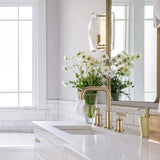 3 Holes Bathroom Sink Faucet With Drain Assembly 8 Inch Widespread Bathroom Faucets 2 Handle Modern Lavatory Basin Vanity Taps