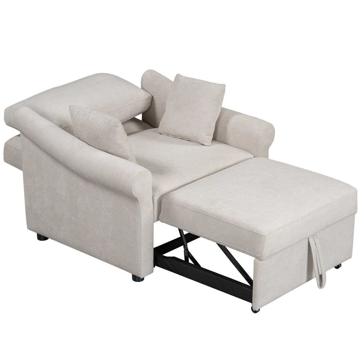3 IN 1 Lounger Chair Convertible Sleeper Chair