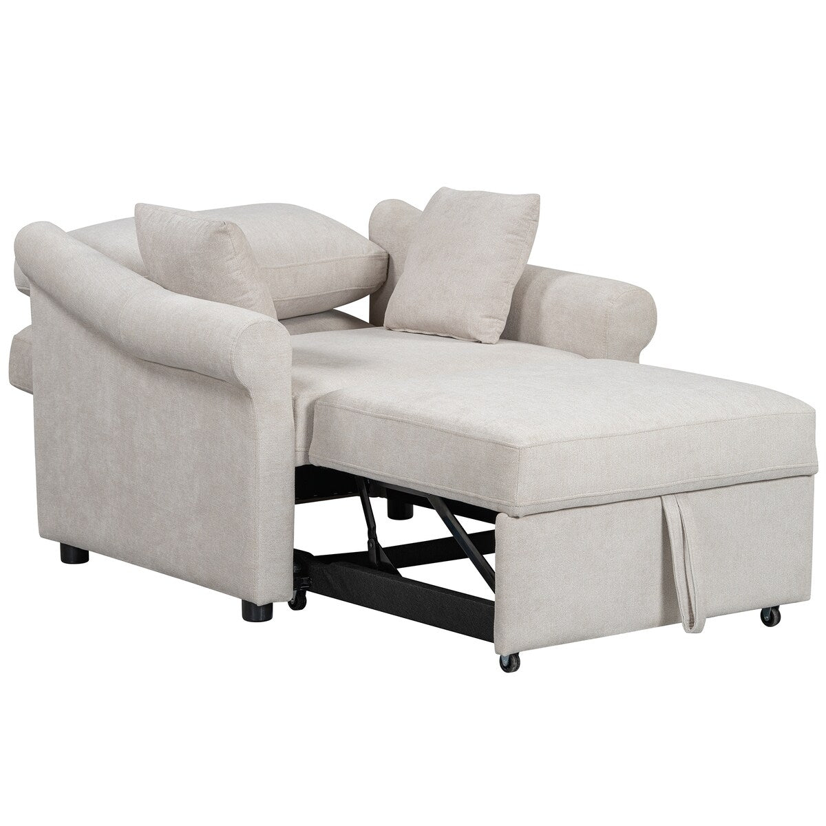 3 IN 1 Lounger Chair Convertible Sleeper Chair