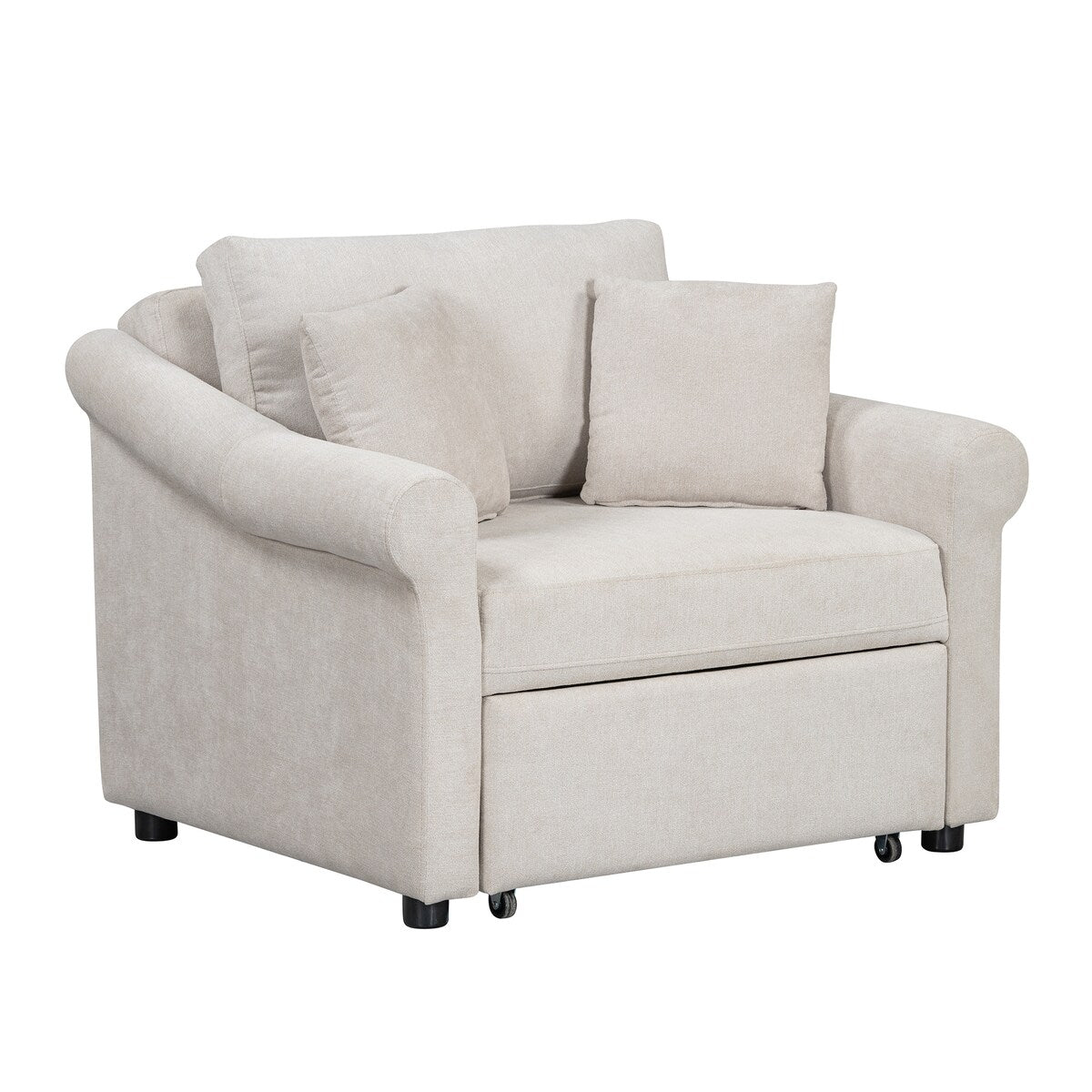 3 IN 1 Lounger Chair Convertible Sleeper Chair