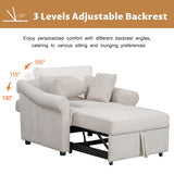 3 IN 1 Lounger Chair Convertible Sleeper Chair