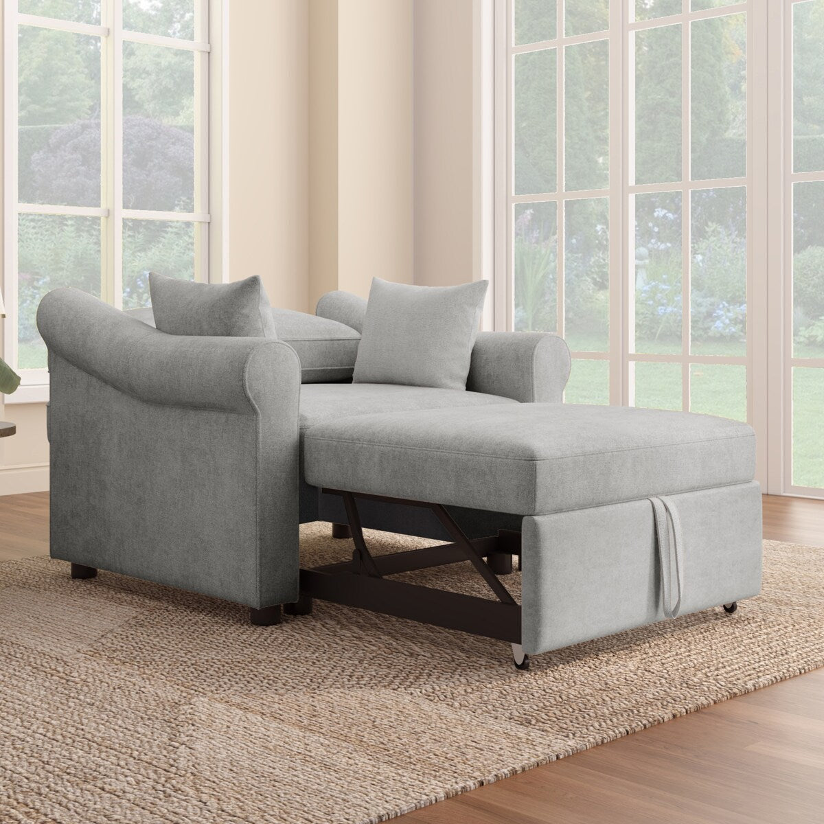 3 IN 1 Lounger Chair Convertible Sleeper Chair