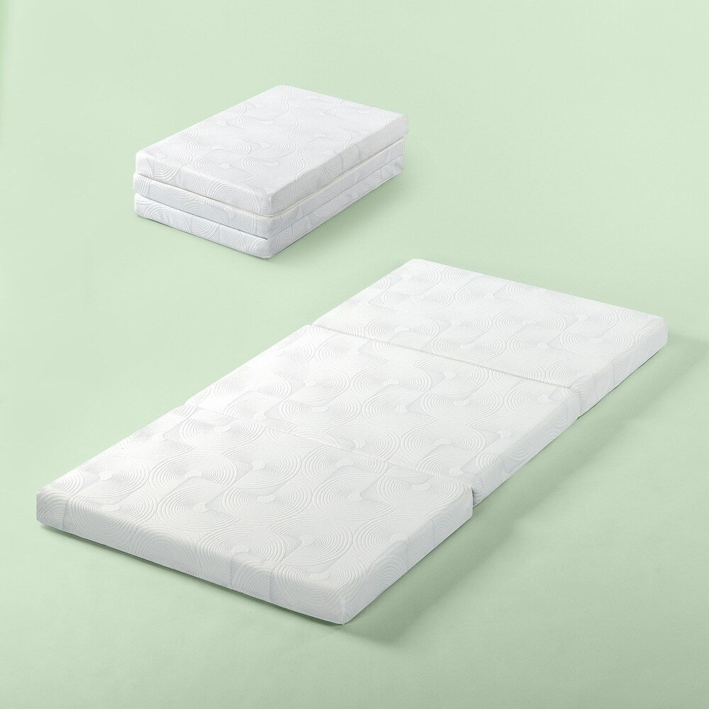 Priage by Zinus 3 Inch Tri-Fold Gel Mattress