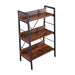 3 LAYER DISPLAY Bookshelf ,H Ladder Shelf Storage Shelves Rack Shelf Unit Metal Frame