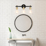3-Light Bathroom Light Fixture Vintage Wall Sconces Lighting for Bedroom Kitchen Entryway Hallway Living Room