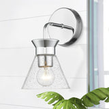 3-Light Bathroom Light Fixtures Chrome Finish