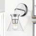 3-Light Bathroom Light Fixtures Chrome Finish