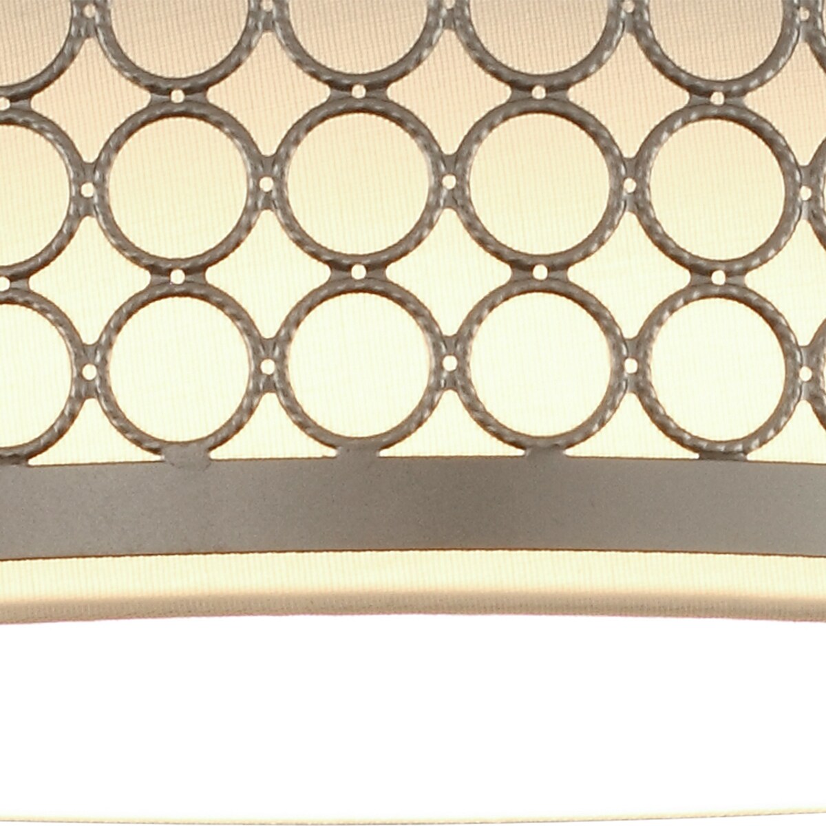 3-Light Gold Modern Drum Flush Mount Ceiling Light